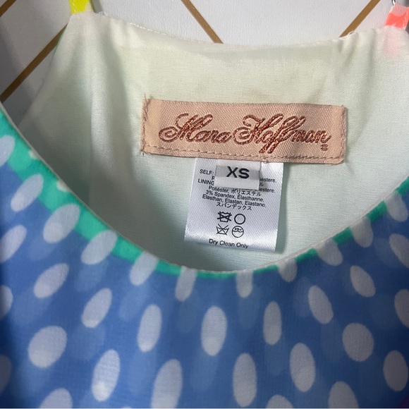 NWT Mara Hoffman faux wrap rainbow midi dress size XS $489 Electrolight Stone - Picture 5 of 7